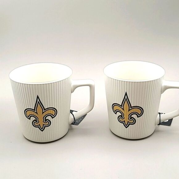 The Memory Company Other - The Memory Company NFL Saints Fleur-de-lis Mugs, Set of 2, NWOT